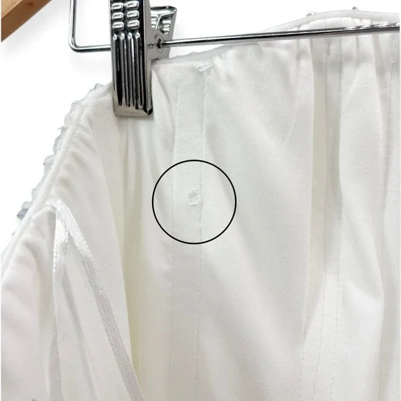 NWT Helsi Leslie Strapless Sequin Midi Dress White - Size Small -Retails $395 - Picture 13 of 16